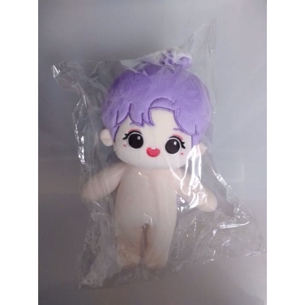 Búp bê Jaemin cỡ 20 tóc tím có tai - ảnh thật ở cuối Doll NCT