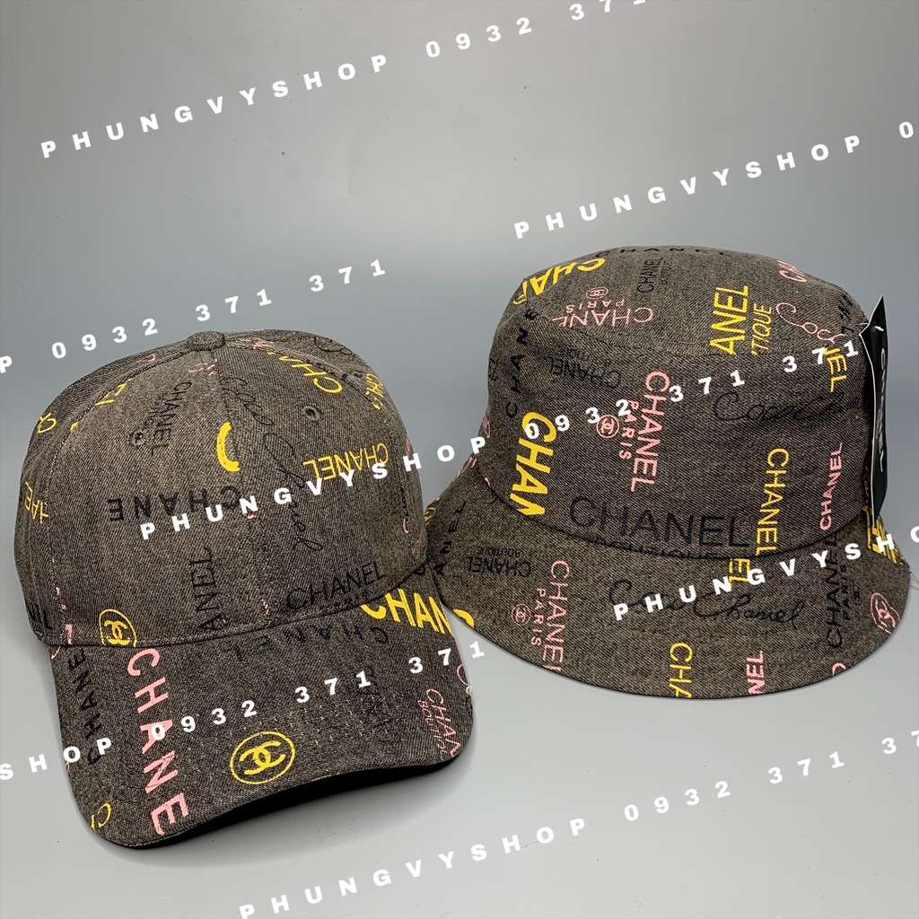 ( SALE )Mũ bucket VÀ nón lưỡi trai, set cặp đôi tình nhân- JEAN IN CHÀ EO- tai bèo vành unisex nam nữ