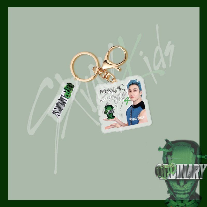 Móc Khóa Hình Các Thành Viên Nhóm Nhạc Kpop Stray Kids Dễ Thương