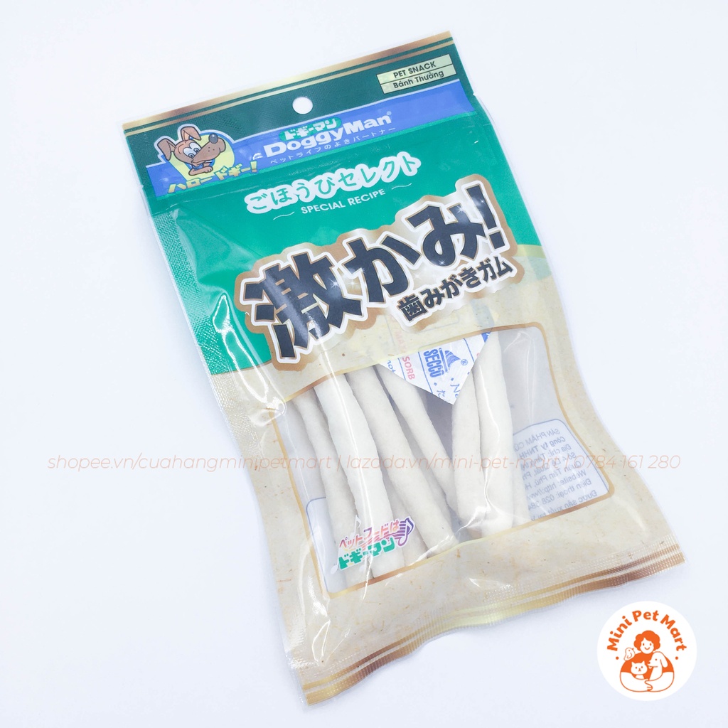 Que da bò sáp ong DOGGYMAN (10 cây) - snack, bánh thưởng cho chó
