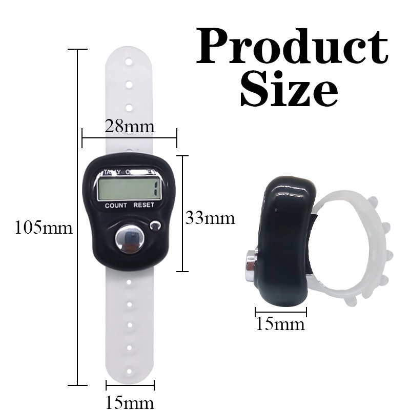 Máy Đếm Đeo Ngón Tay Mini Màn Hình LCD