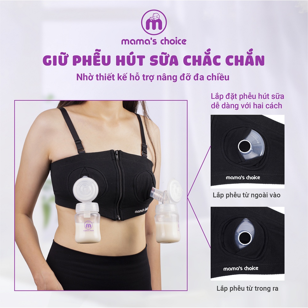 Áo hút sữa rảnh tay Mama’s Choice, áo vắt sữa duy nhất được chứng nhận OEKO-TEK toàn cầu