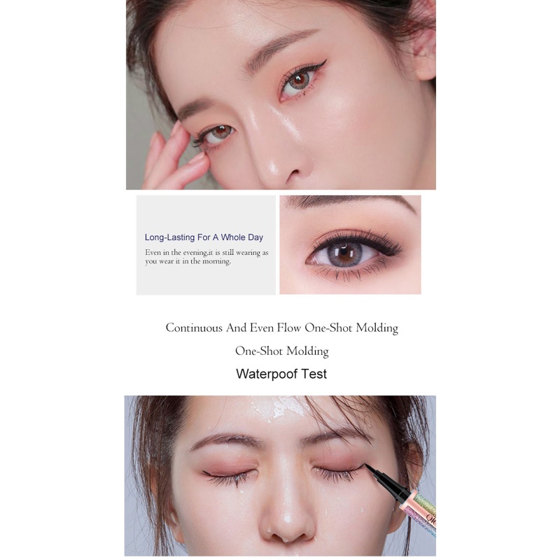 Set Bút Kẻ Mắt Dạng Lỏng + Mascara 4D Chống Nước Làm Dày Và Cong Mi Hiệu YOUYO