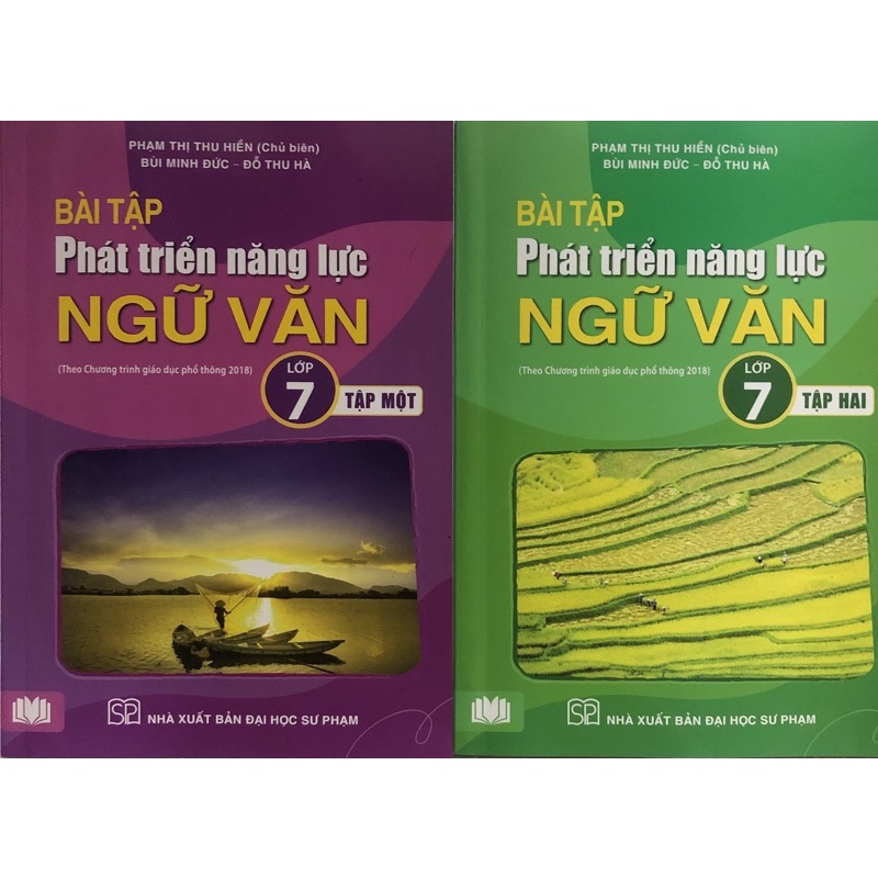 Sách - Bài tập Phát triển năng lực Ngữ Văn Lớp 7 Tập 1 + Tập 2 ( Cánh diều )