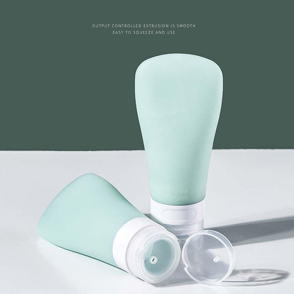 Chai Đựng Nước Rửa Tay Dạng Bóp Bằng Silicone Màu Trơn