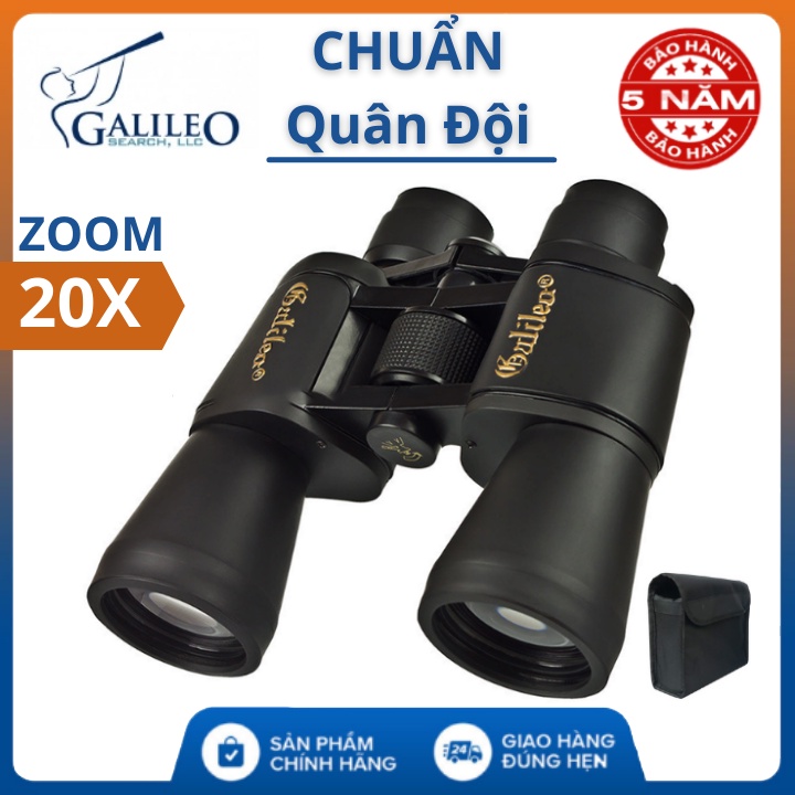 Ống Nhòm Đôi Galileo 20X FREESHIP Độ phóng đại 20X Hàng Cao cấp , Hình Ảnh Trân Thực , Sắc Nét , Bảo Hành 5 Năm