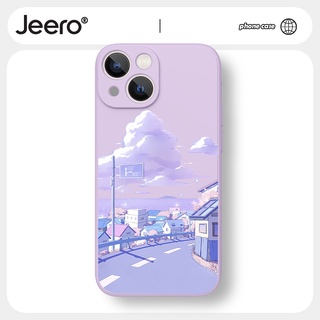 Ốp lưng JEERO hoạt hình dễ thương đẹp ngộ nghĩnh Cho iPhone 16 15 14 13 12 11 Pro Max SE 2020 X XR XS 8 7 ip Plus kute HFF1740