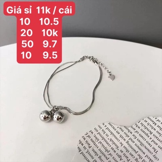 Vòng tay, lắc chân hình 2 quả chuông
