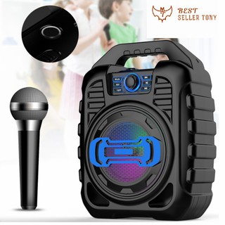 Loa bluetooth mini trợ giảng dạy học có mic không dây cao cấp 2019 [Best Seller Tony]