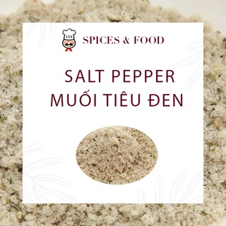 Salt Pepper - Muối Tiêu Đen Đaklak - chấm gà lá chanh