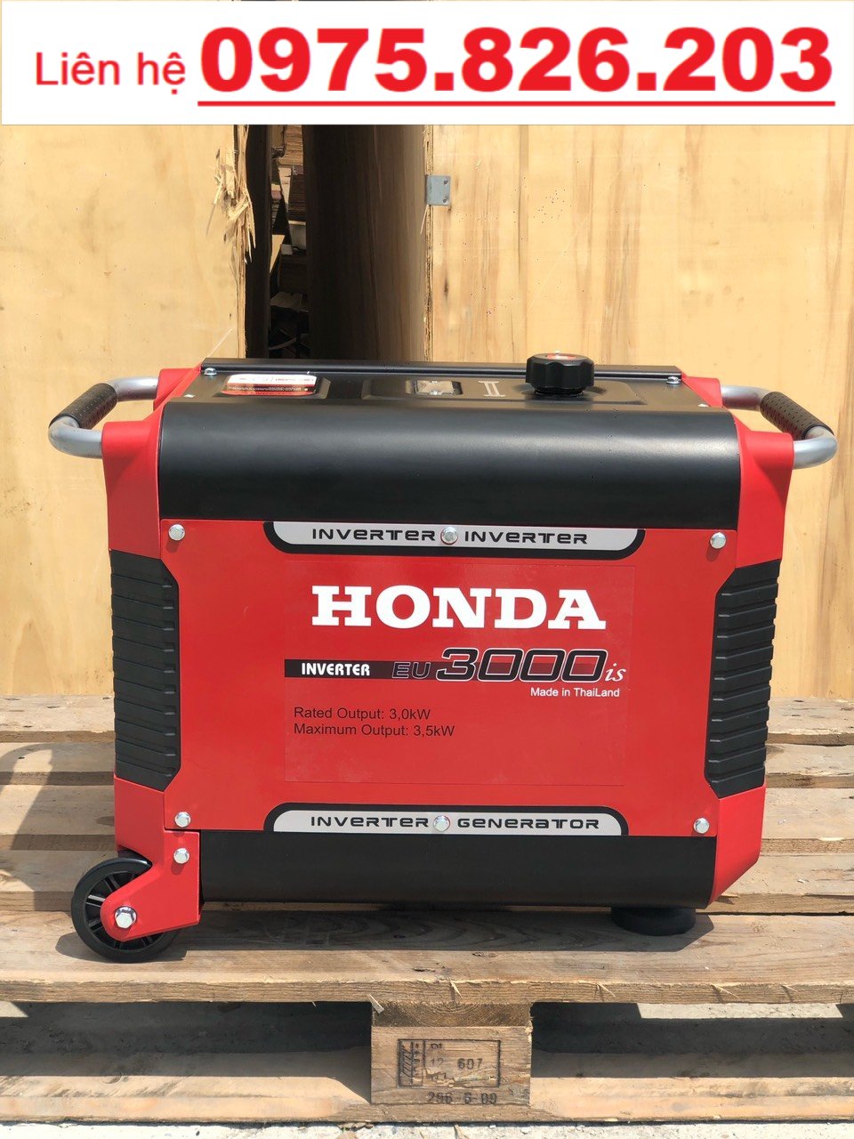 Máy Phát Điện Honda Chạy Xăng 3Kw EU3000i Inverter