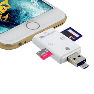 i-Flash Drive HD USB Micro SD Memory Card Reader Device For iOS & Android Device