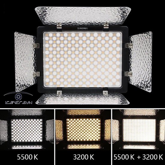 ĐÈN LED QUAY PHIM CHUYÊN NGHIỆP YONGNUO YN300-III Tăng thêm độ sáng cho hình ảnh quay phim