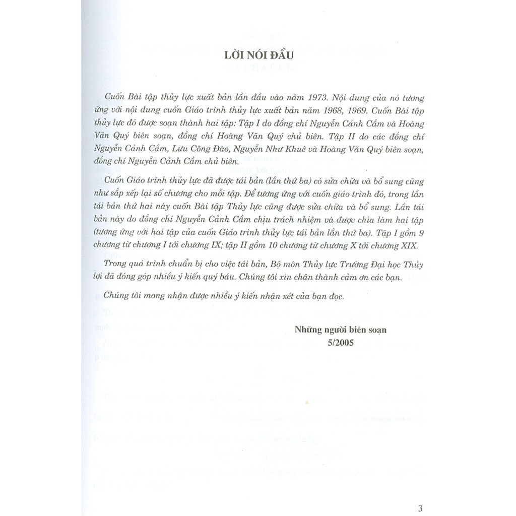 Sách - Bài Tập Thủy Lực - Tập 1