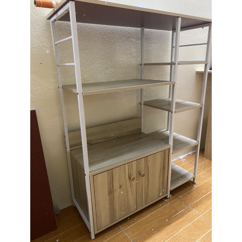 [Giá xưởng] Kệ bếp, kệ lò vi sóng đa năng LCI-4584T (80*100*30cm),Gỗ MDF dày 12mm chống thấm,chân thép hộp sơn tĩnh điện | BigBuy360 - bigbuy360.vn