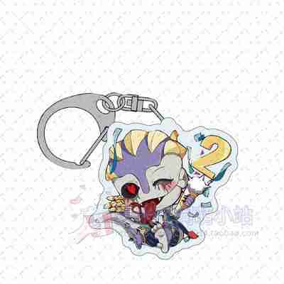 Móc khóa IDENTITY V khiêng quan tài mica trong acrylic in hình anime chibi ngộ nghĩnh