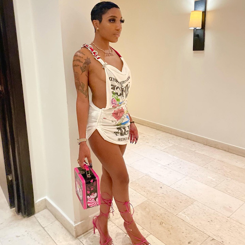 Đầm Tay Ngắn Hở Lưng In Họa Tiết Hoạt Hình Phong Cách Đường Phố Cá Tính Cho Nữ