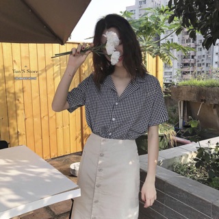 Sơmi kẻ caro