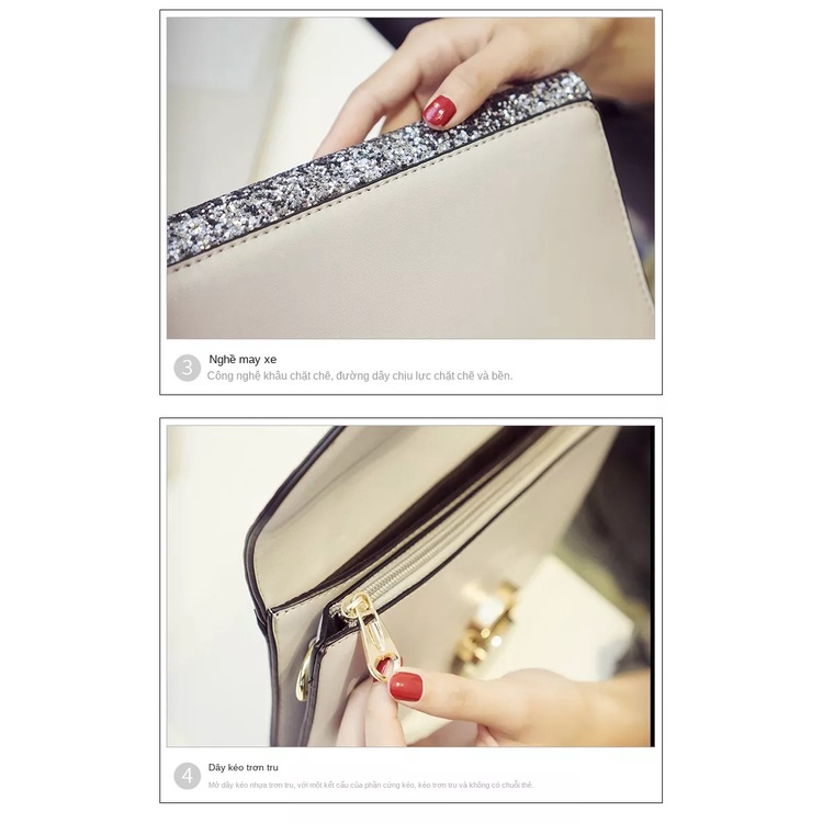 Ví dự tiệc cao cấp Ví Cầm Tay Phong Cách Thời Trang Hàn Quốc Mới
