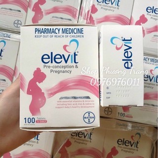 Elevit hộp 100 viên của Úc