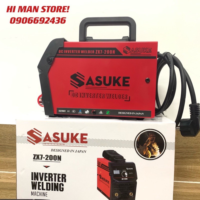 Máy hàn điện tử mini Sasuke ZX7 200N | Máy hàn gia đình, thợ quảng cáo