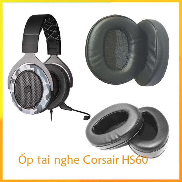 1 đôi mút đệm thay thế vừa vặn cho tai nghe HS60 Corsair _dailyphukien