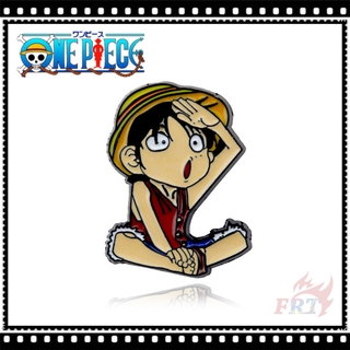 Ghim cài áo tráng men kiểu nhân vật hoạt hình One Piece thời trang