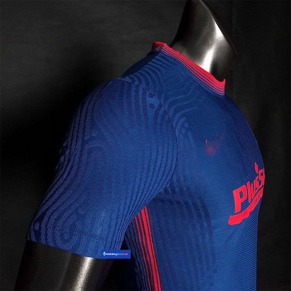 Áo Atletico Madrid sân khách 2020-2021 xanh đen, áo Atletico Madrid xanh đen sân khách 2021 ❝Thái Lan❞