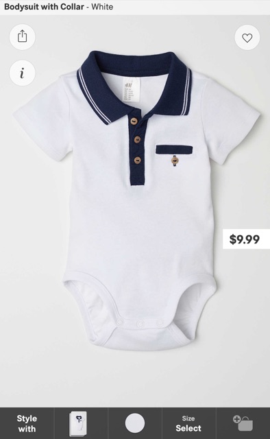 Bộ áo bodysuit + quần thô navy HM auth 👕👟(ghép tag rời giá tốt) | BigBuy360 - bigbuy360.vn