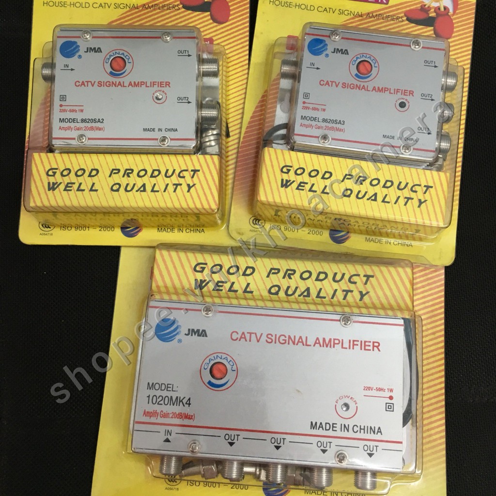 Đầu chia tín hiệu truyền hình cáp (loại cắm điện)