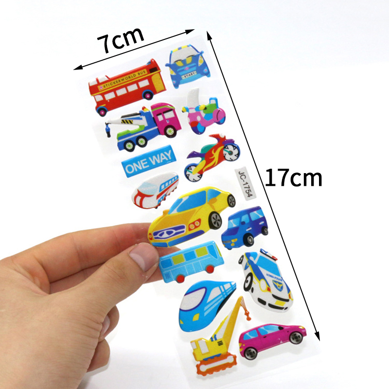 1 Sticker Hoạt Hình 3d Cho Bé