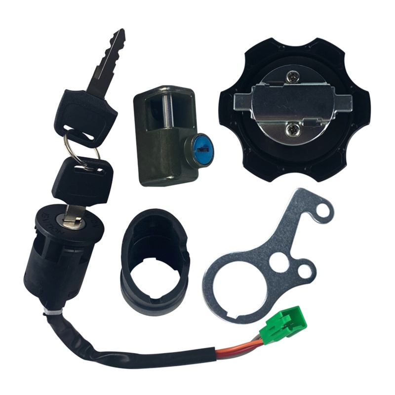 Bộ Ổ Khóa 5 Dây Đánh Lửa Kèm 2 Chìa Khóa Cho Xe Mô Tô