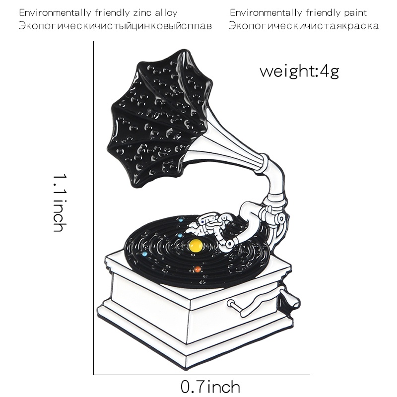 Huy Hiệu Cài Áo Hình Nốt Nhạc Sáng Tạo