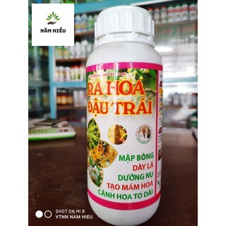 Phân bón lá Siêu Ra Hoa và Đậu Trái - Chai 500ml - Chuyên dùng cho cây ăn trái xoài, cam, quýt, bưởi, sầu riêng, nhãn