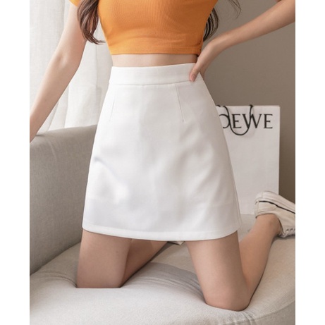 Chân Váy Ngắn Chữ A Madela, Váy Ngắn Chữ A Lưng Cao phong cách Công sở trẻ trung CV05 | BigBuy360 - bigbuy360.vn