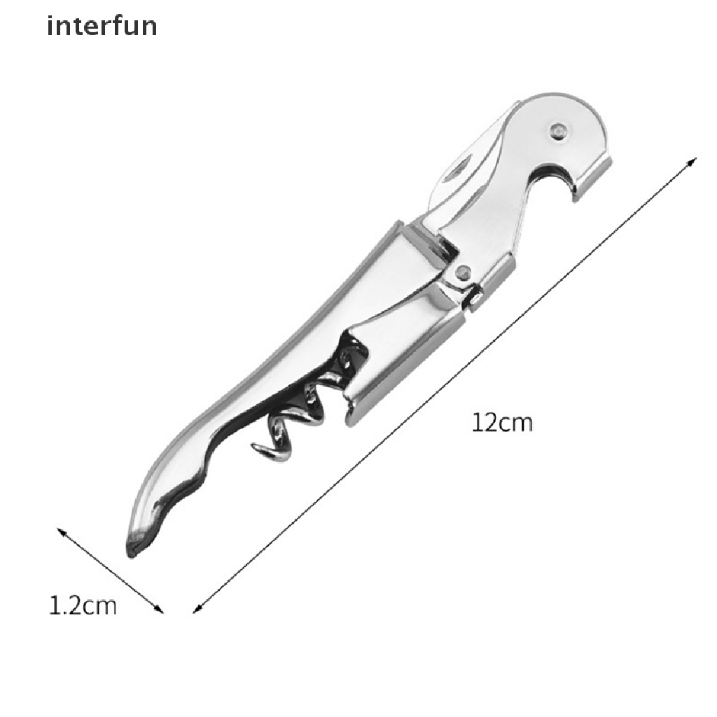 Dụng cụ khui nắp chai rượu bằng thép không gỉ đa năng tiện dụng cho nhà bếp quầy bar