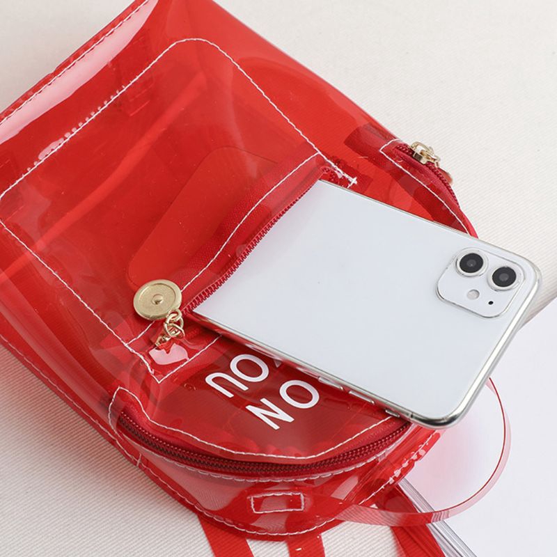 Balo Đi Học Chất Liệu Nhựa Pvc Trong Suốt