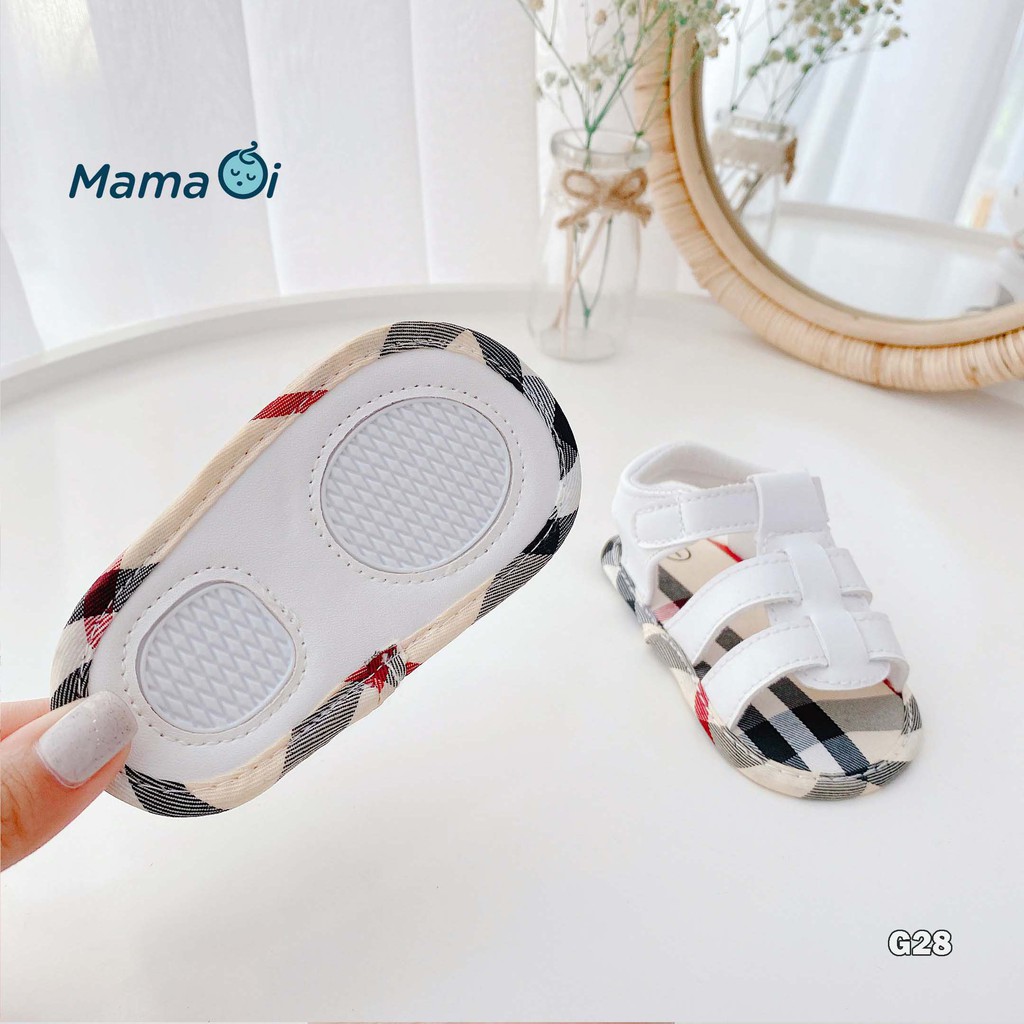 G28 Giày sandal tập đi đế nhựa lót da mềm mại cho bé yêu của Mama Ơi - Thời trang cho bé