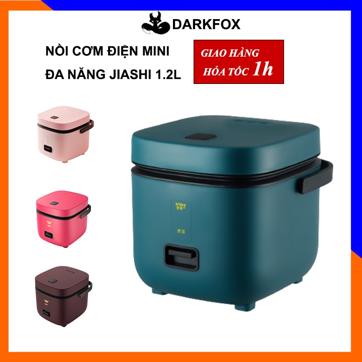 Nồi cơm điện mini đa năng JIASHI 1,2L JWS-6661B (Nấu cơm ngon, nấu cháo, hầm, hấp luộc) cho 1 đến 2 người NCD01