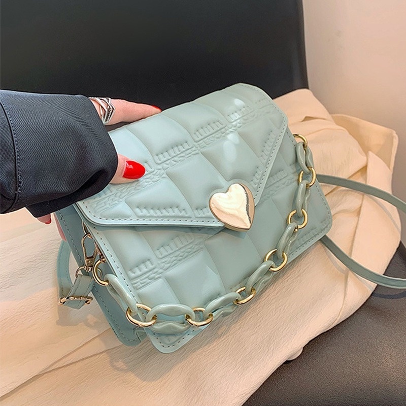 Túi Đeo Chéo Hình Vuông Nhỏ Quai Xích Thời Trang Mùa Hè 2022 Mới NB00254