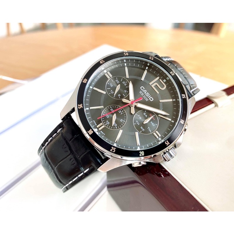 Đồng hồ nam casio Mtp-1374l-1a fullbox chính hãng