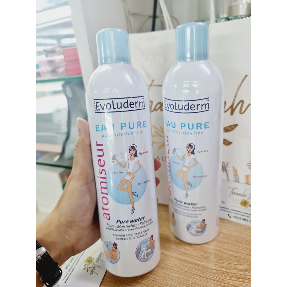 Xịt khoáng Evoluderm cấp nước và làm dịu da nhanh chóng 400ml | BigBuy360 - bigbuy360.vn
