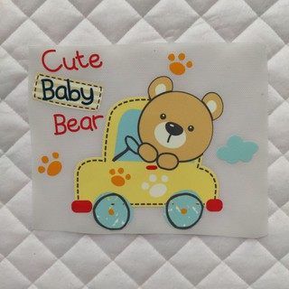 Hình dán nhiệt đủ size - gấu Cute Baby Bear