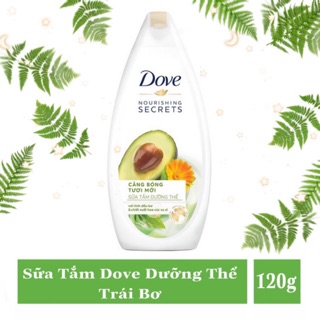 Sữa Tắm Dove Dưỡng Thể Trái Bơ 120g