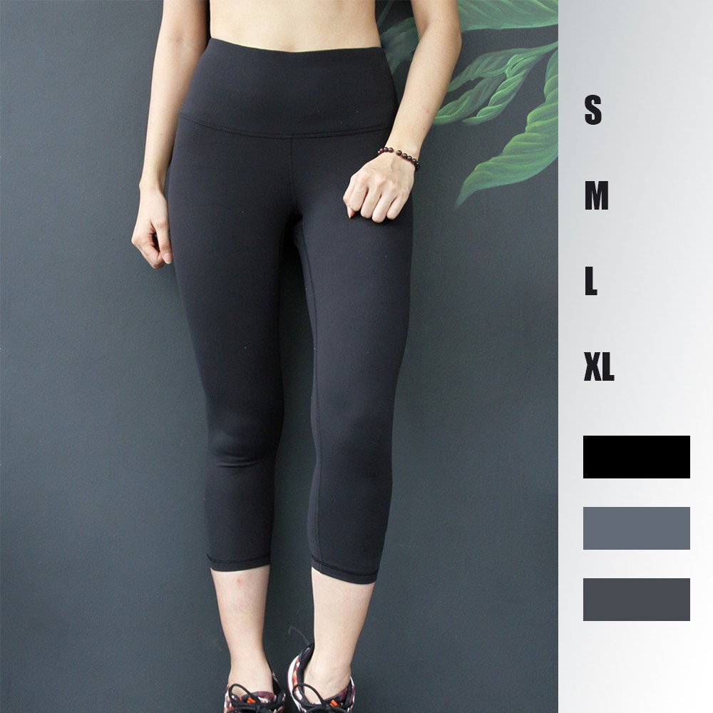 Quần Legging Lửng Lưng Cao Tập Gym Yoga Nữ Icado QL1 ་