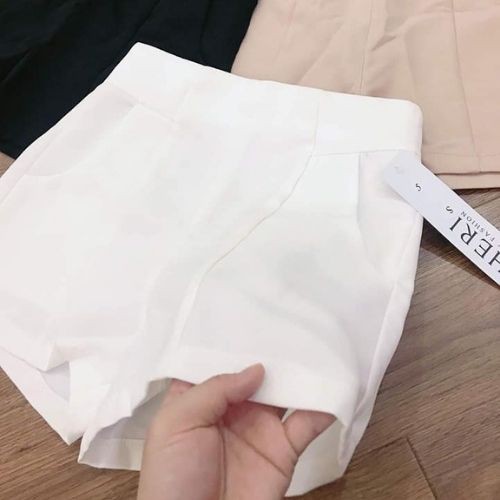 Quần Short Nữ Dáng A 🍀FRRESHIP🍀Quần Sooc Nữ Cạp Cao Tôn Dáng Vải Tuyết Mưa Cao Cấp | BigBuy360 - bigbuy360.vn