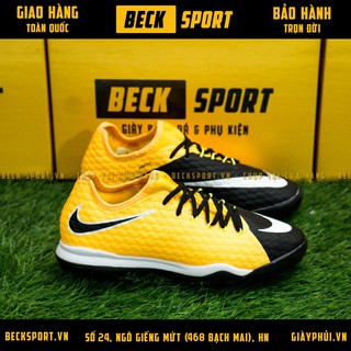 Giày Bóng Đá TQ Hypervenom 3 Vàng Đen Cổ Chun TF