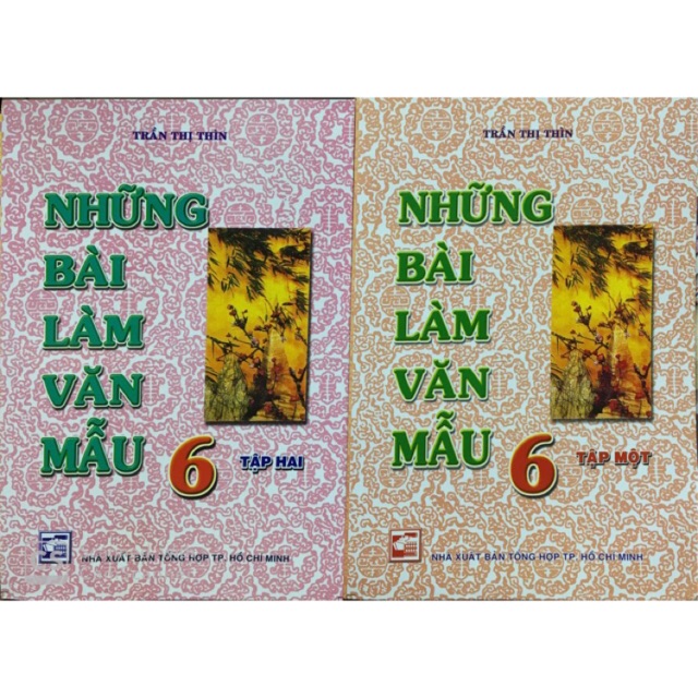 Sách Những bài làm văn mẫu lớp 6 (tập 1+2)