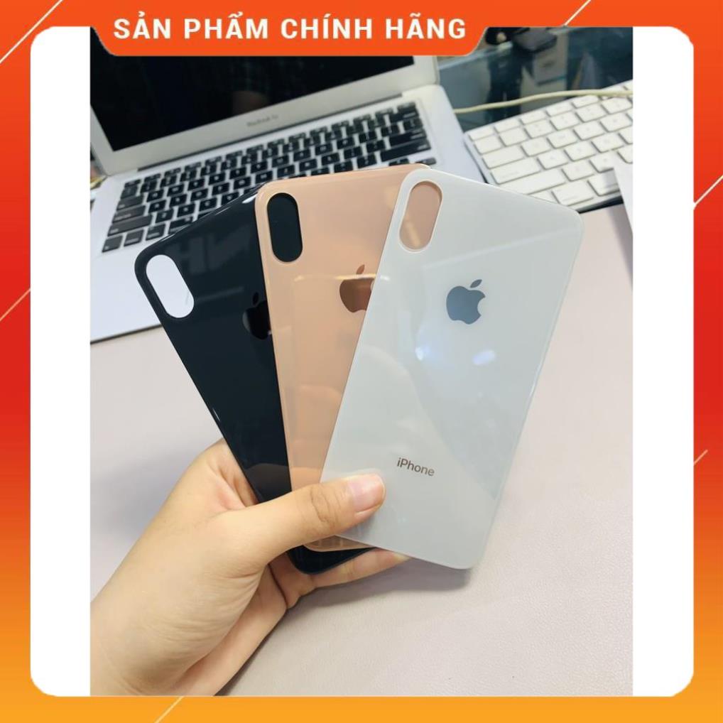 Kính cường lực lưng mặt sau cho iPhone X/XS ( Không cần tách viền Camera ) màu theo máy , trong suốt