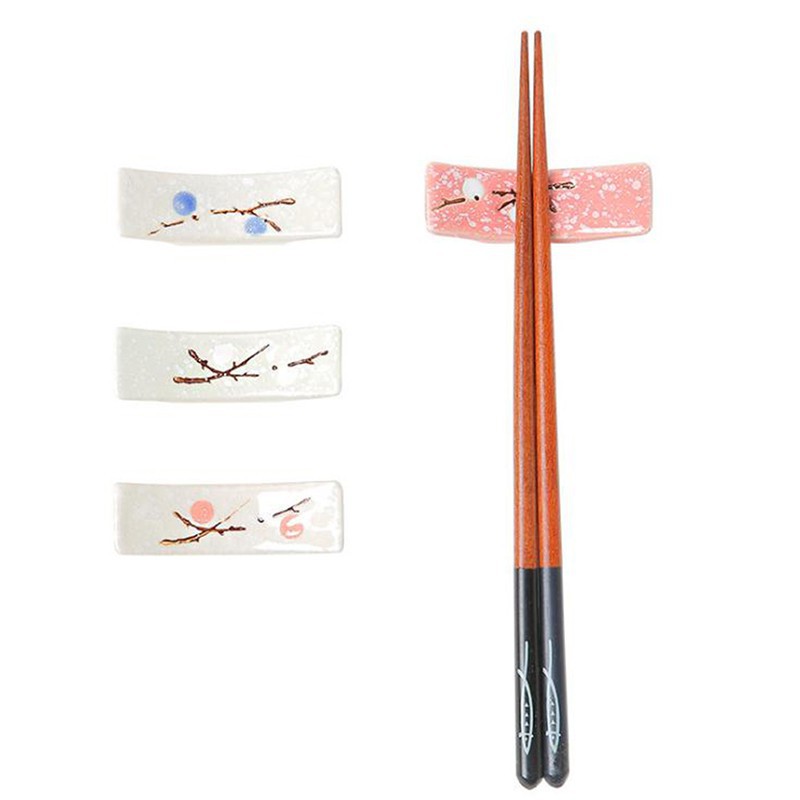 Đế sứ gác đũa hình bông tuyết dễ thương